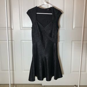 Fitted black dress